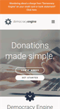 Mobile Screenshot of democracyengine.com